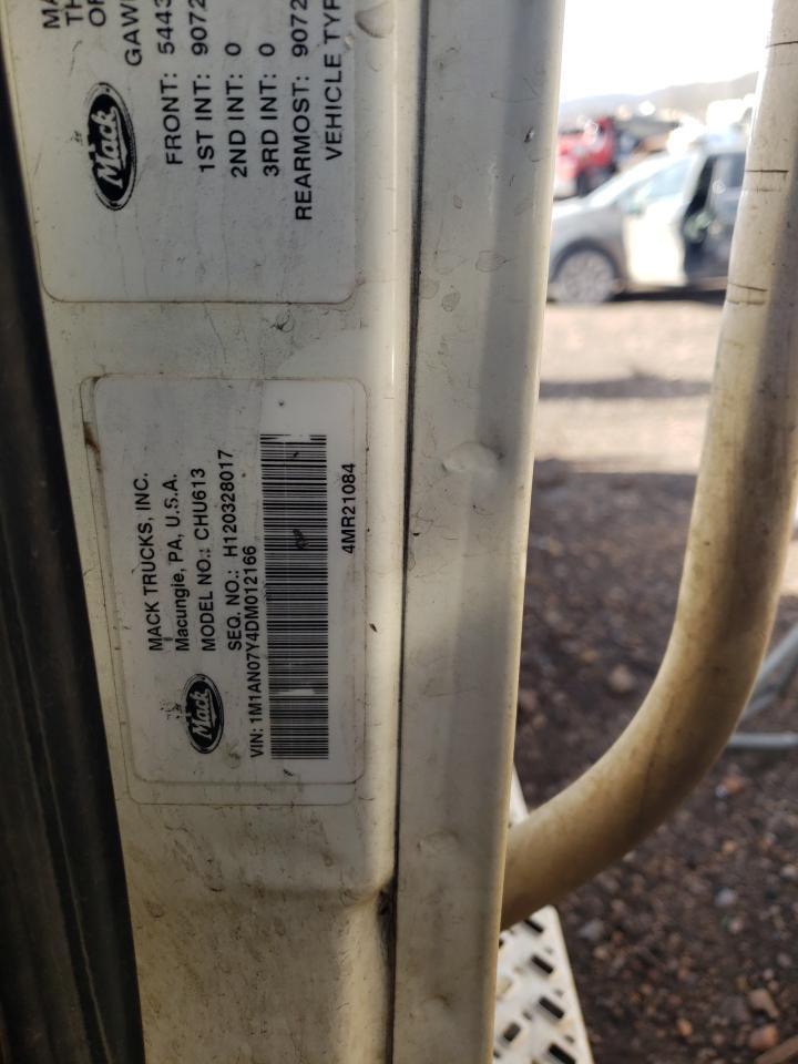 2013 MACK CHU600 RATIO 3.07 - Second Truck Parts