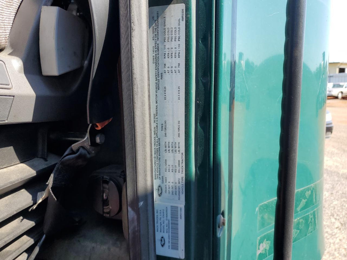 2016 MACK CX613 - Second Truck Parts