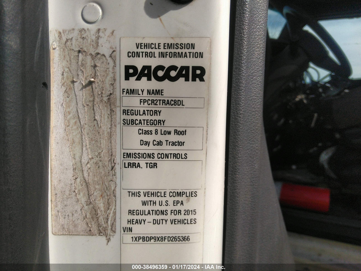 2015 PETERBILT 579 MX13 475HP RATIO 3.36 - Second Truck Parts