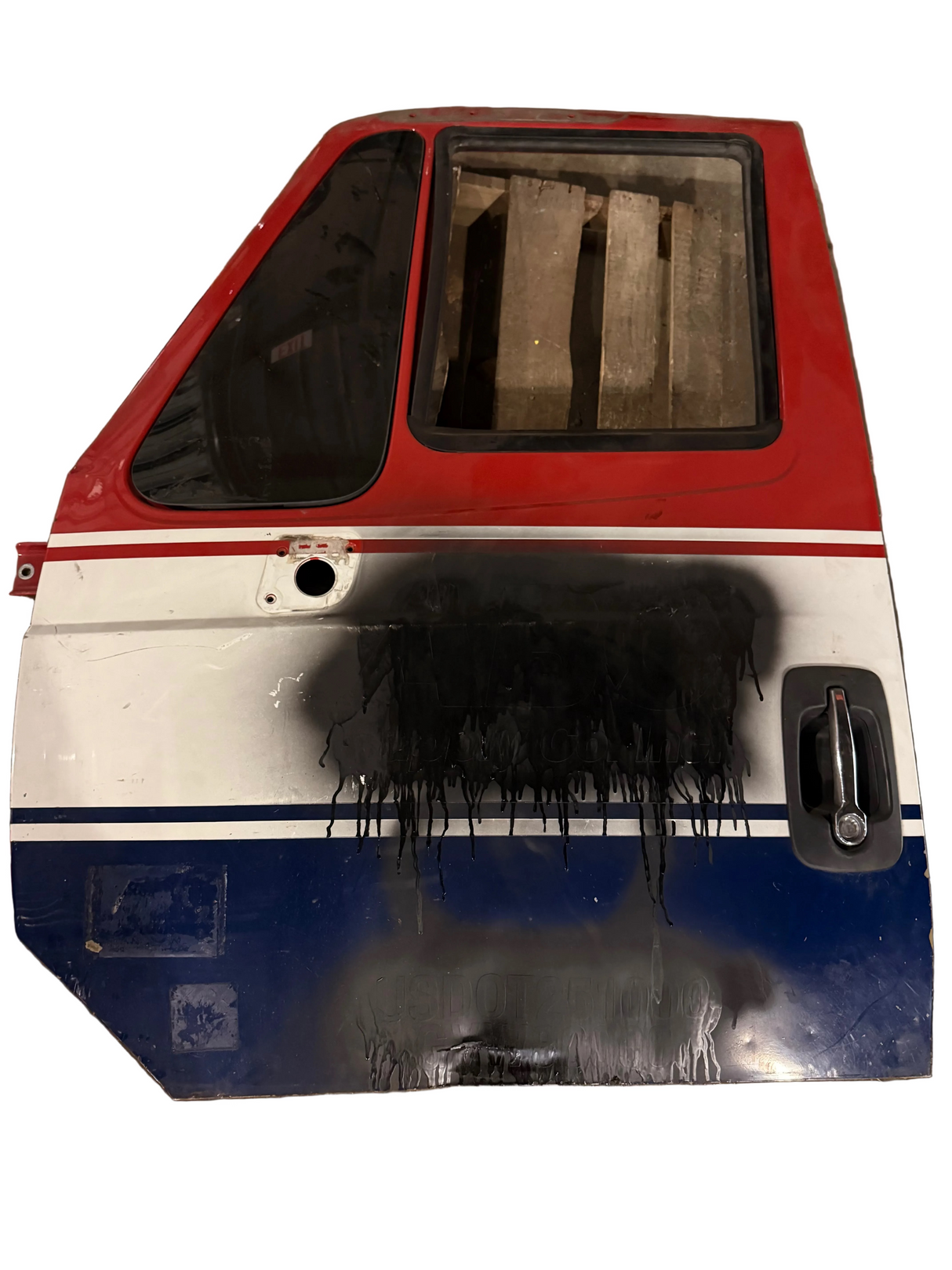 Genuine International Right Passenger Red Door