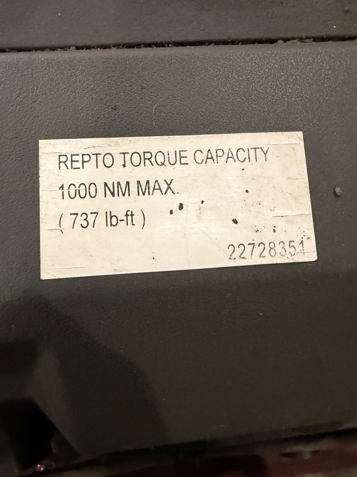 M742-12874 Genuine Mack Engine Assembly