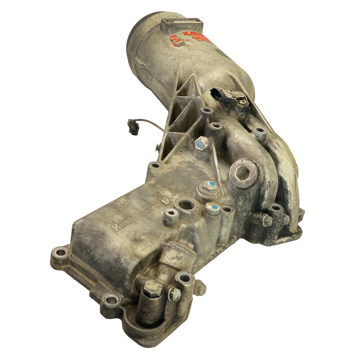 A4571802110 Detroit Diesel Oil Filter Housing With Oil Cooler - Second Truck Parts