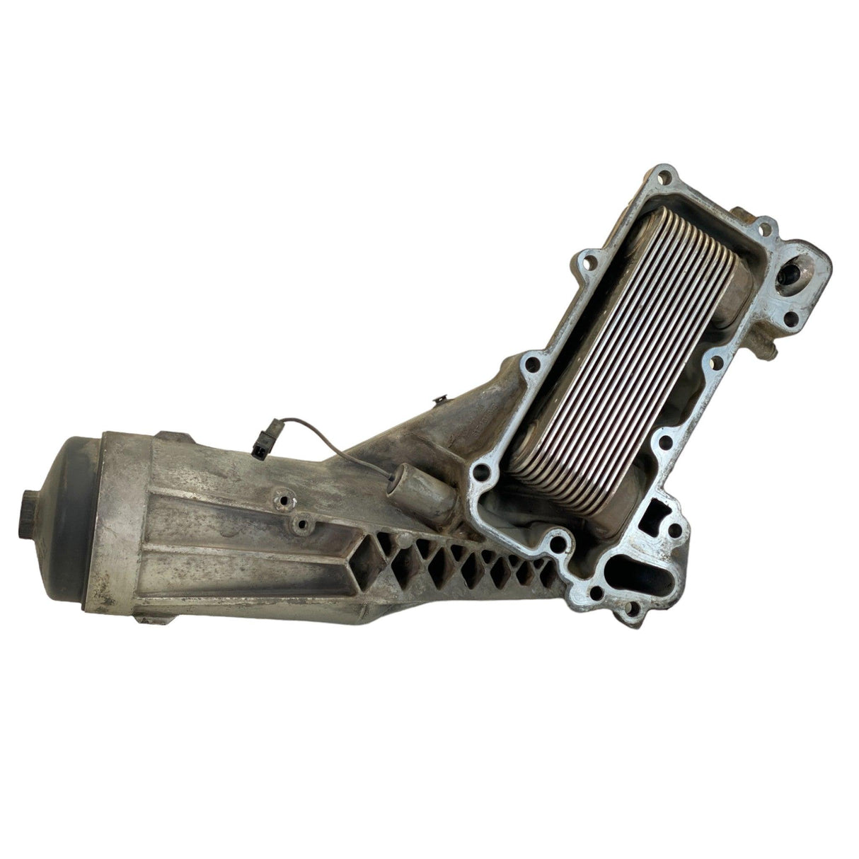 A4571802110 Detroit Diesel Oil Filter Housing With Oil Cooler - Second Truck Parts