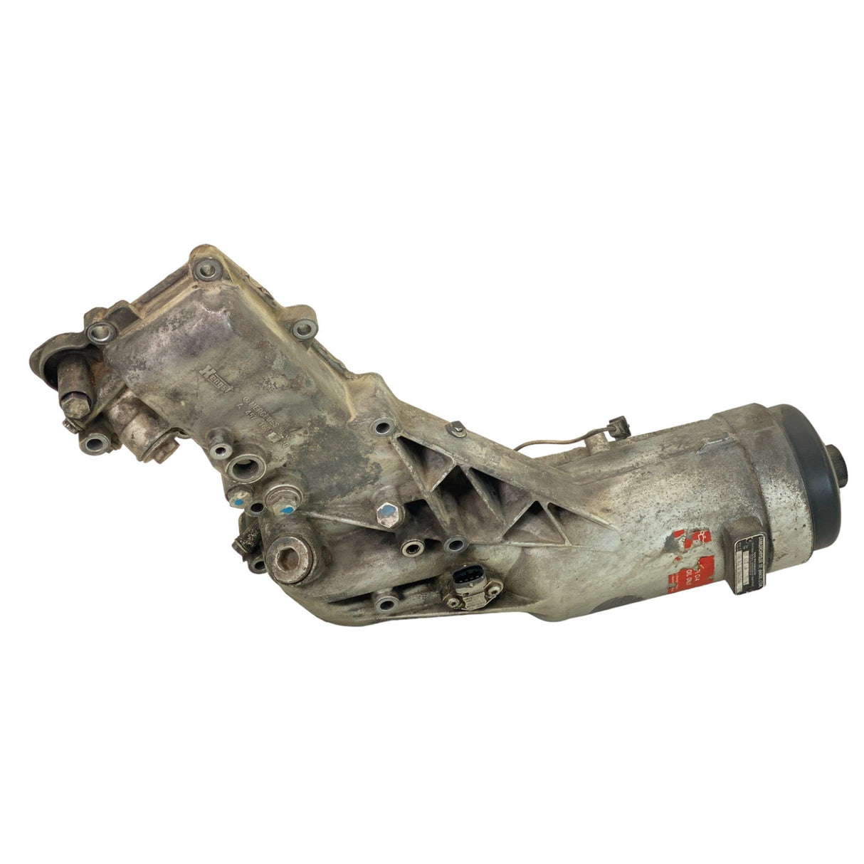 A4571802110 Detroit Diesel Oil Filter Housing With Oil Cooler - Second Truck Parts