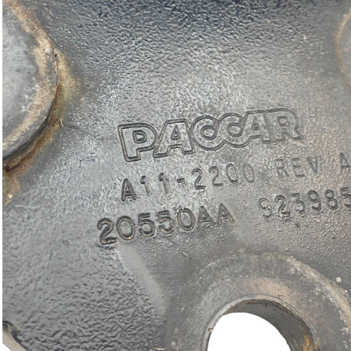 A11-2200 Genuine Paccar Left Side Front Black Engine Mount Bracket - Second Truck Parts