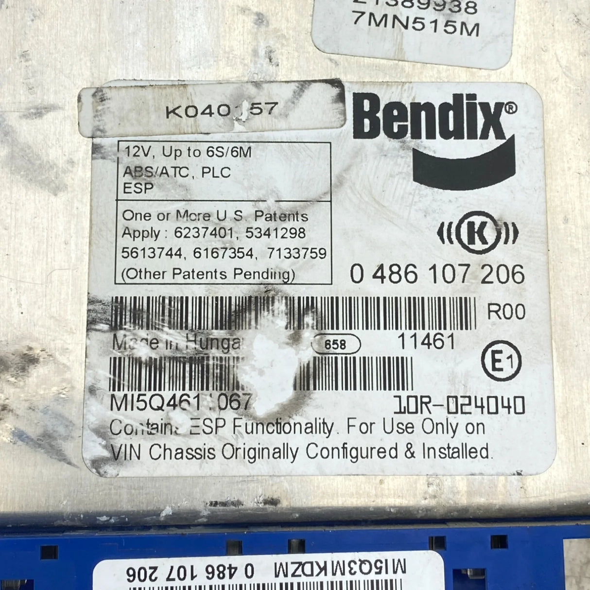 0486107206 Genuine Volvo ABS Module - Second Truck Parts