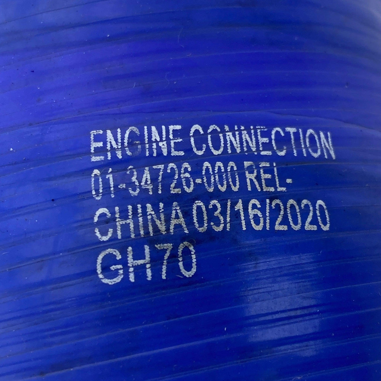 01-34726-000 Genuine Freightliner Left Intercooler Hose - Second Truck Parts