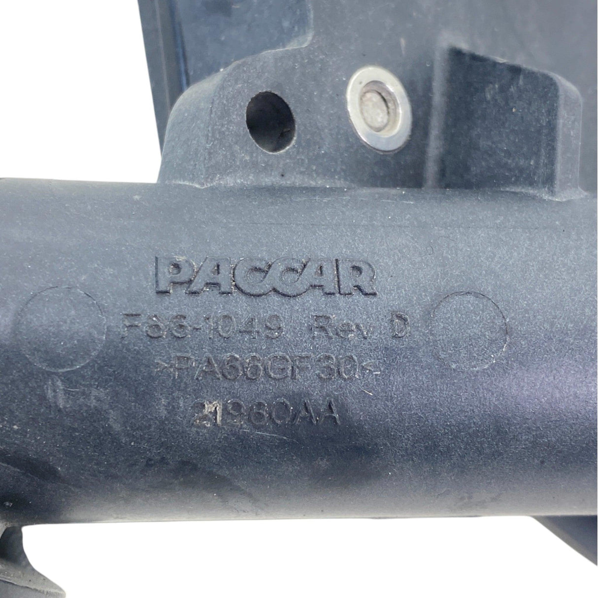 F86-1049 Genuine Paccar Surge Tank Fill Neck With Bracket - Second Truck Parts