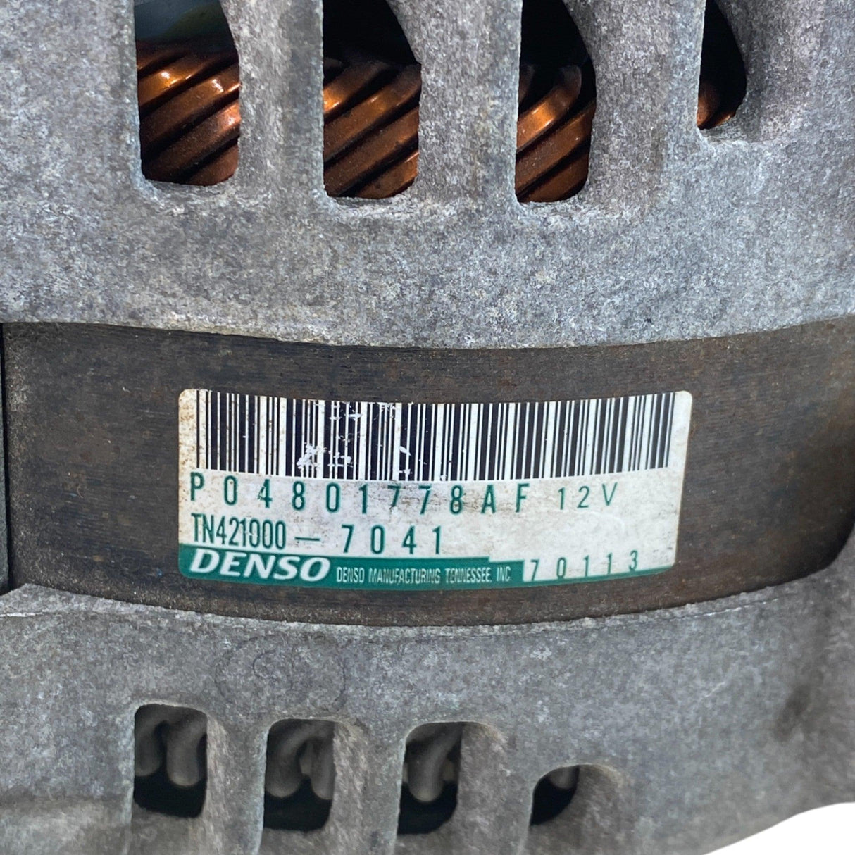 TN421000-7041 Genuine Denso Alternator 12V 180A - Second Truck Parts