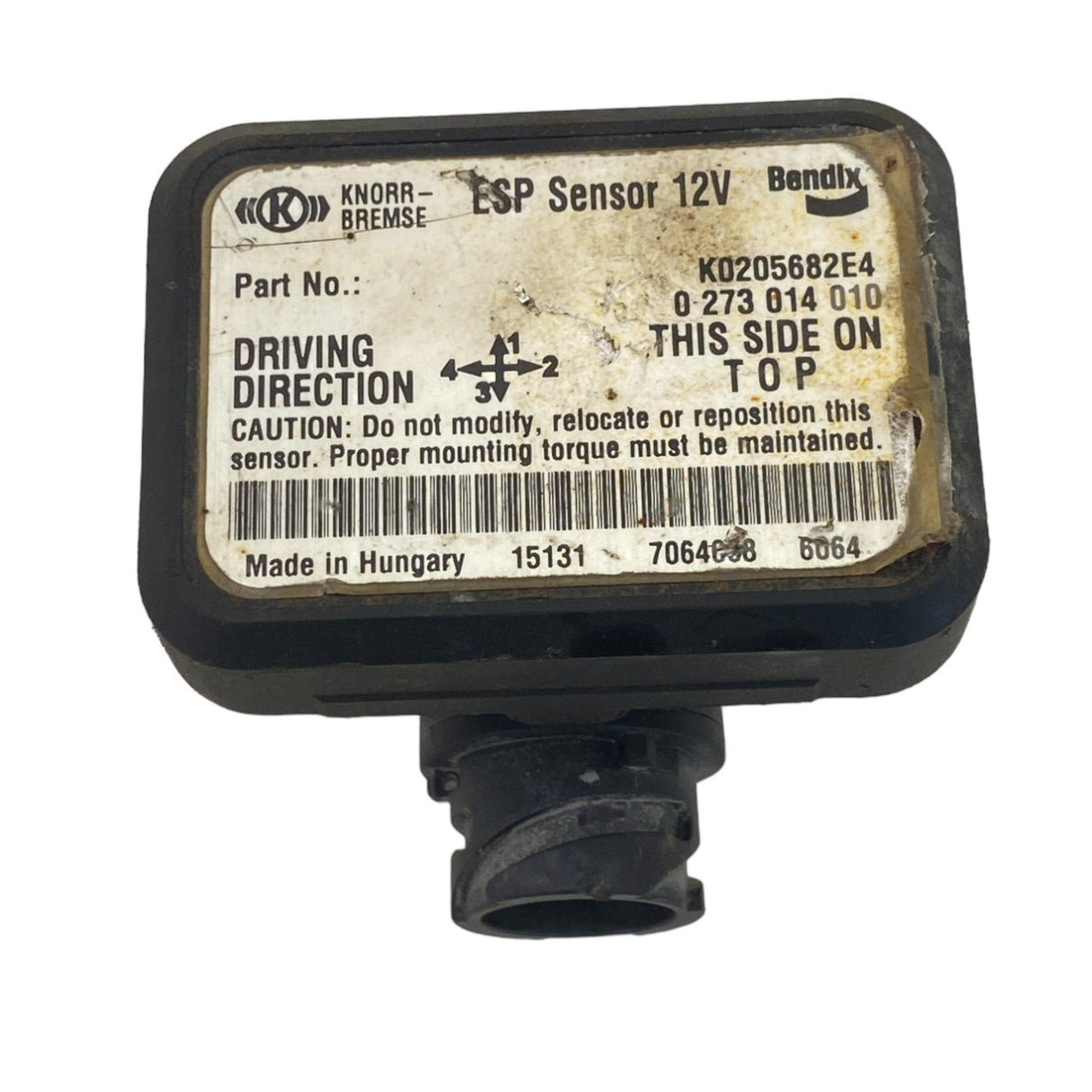K0205682E4 Genuine Bendix ESP Yaw Rate Sensor 12V - Second Truck Parts
