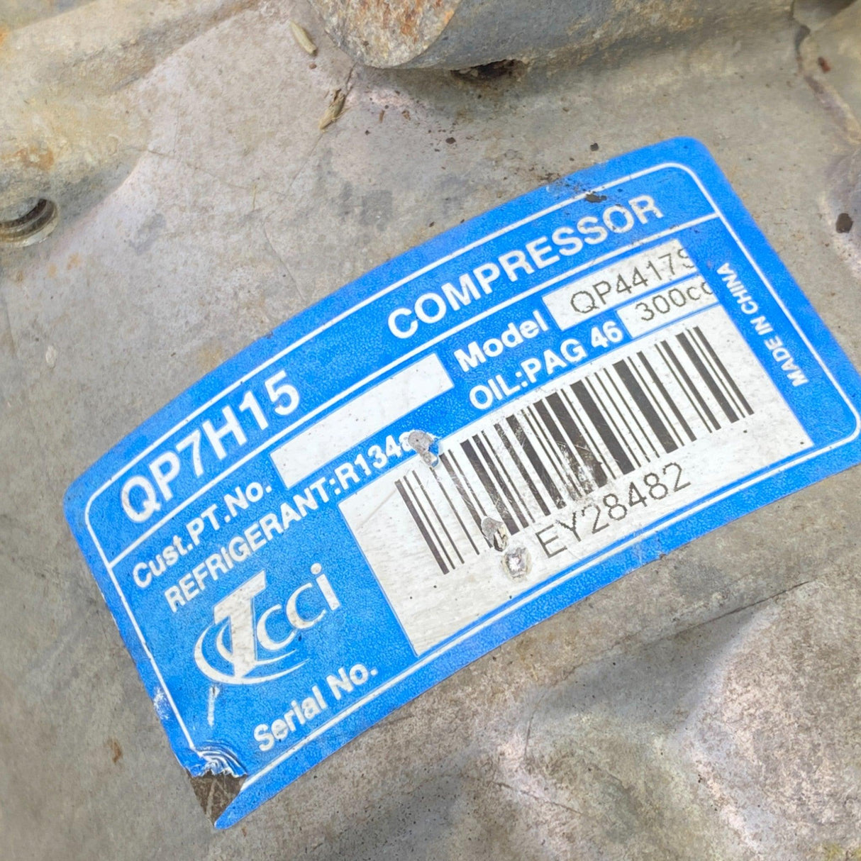 QP7H15 Genuine International A/C Compressor QP4417S - Second Truck Parts