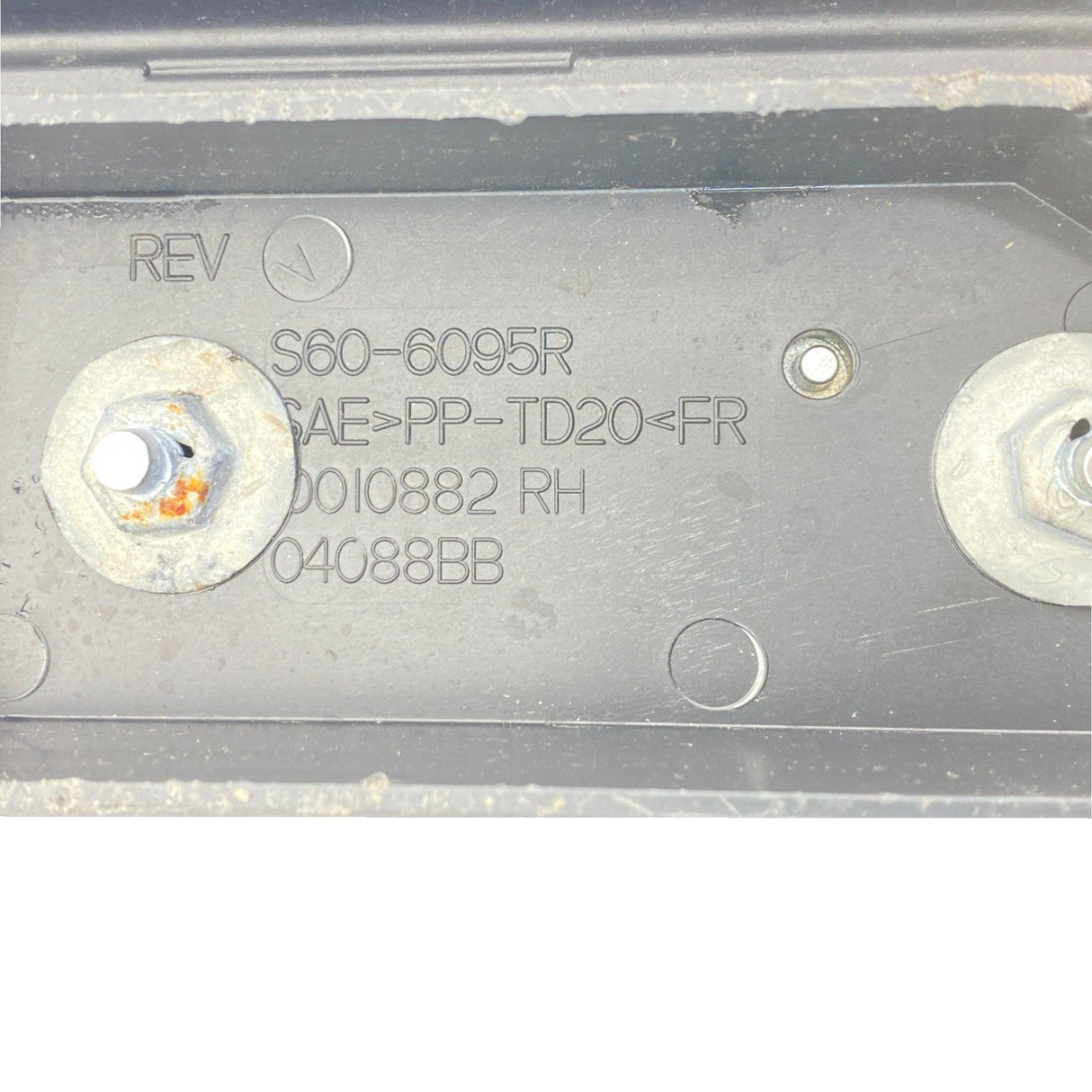 S60-6096R Genuine Paccar Right Side Trim Strip Joint Dash - Second Truck Parts