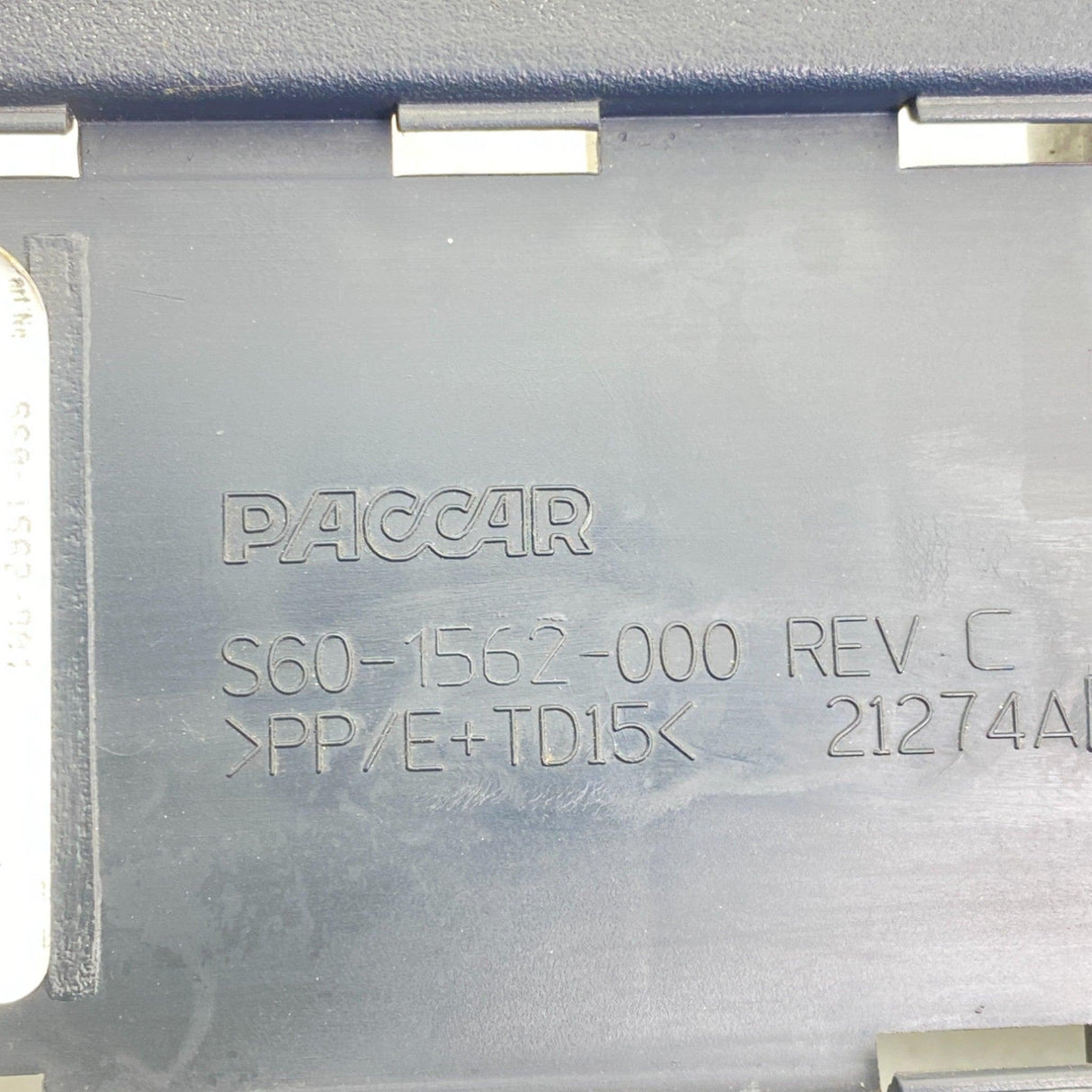S60-1562-000 Genuine Paccar Threshold Trim - Second Truck Parts