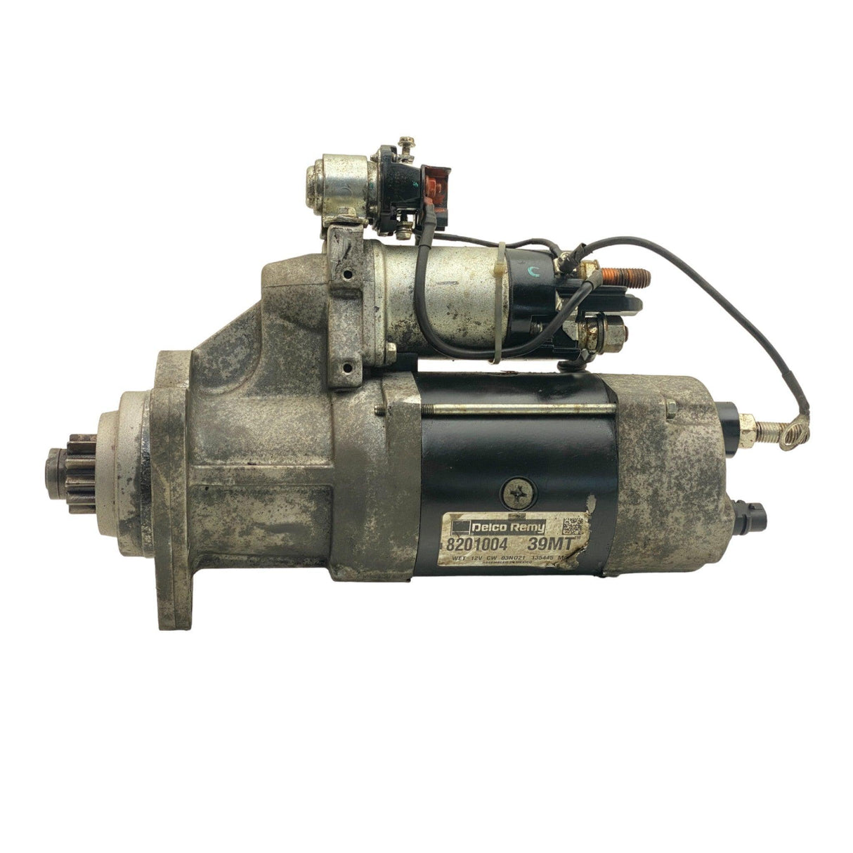 DR 8201004 Genuine Delco Remy Starter Motor 39MT 12V - Second Truck Parts