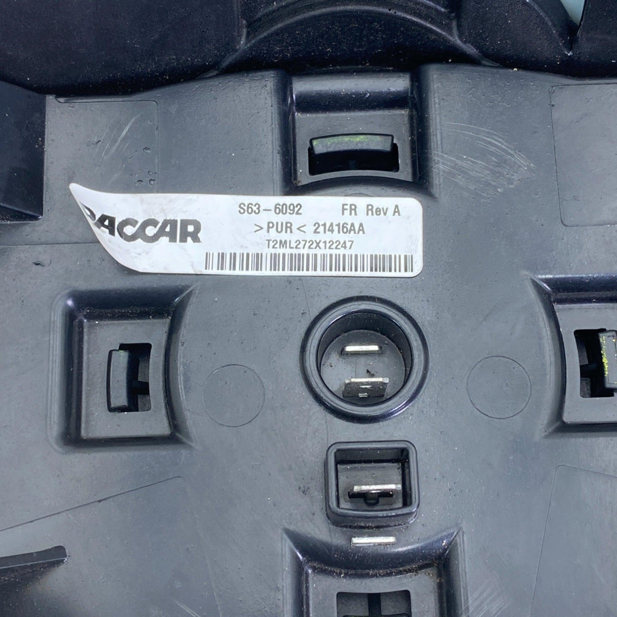 S63-6092 Genuine Paccar Steering Wheel Horn Pad - Second Truck Parts