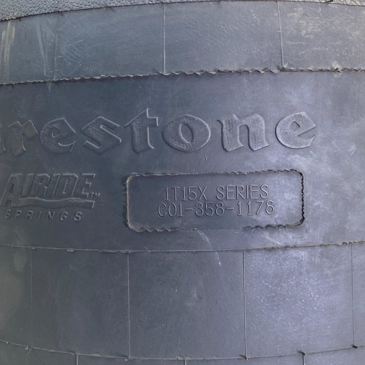 C01-358-1178 Genuine Firestone Airide Air Spring Reversible Sleeve - Second Truck Parts