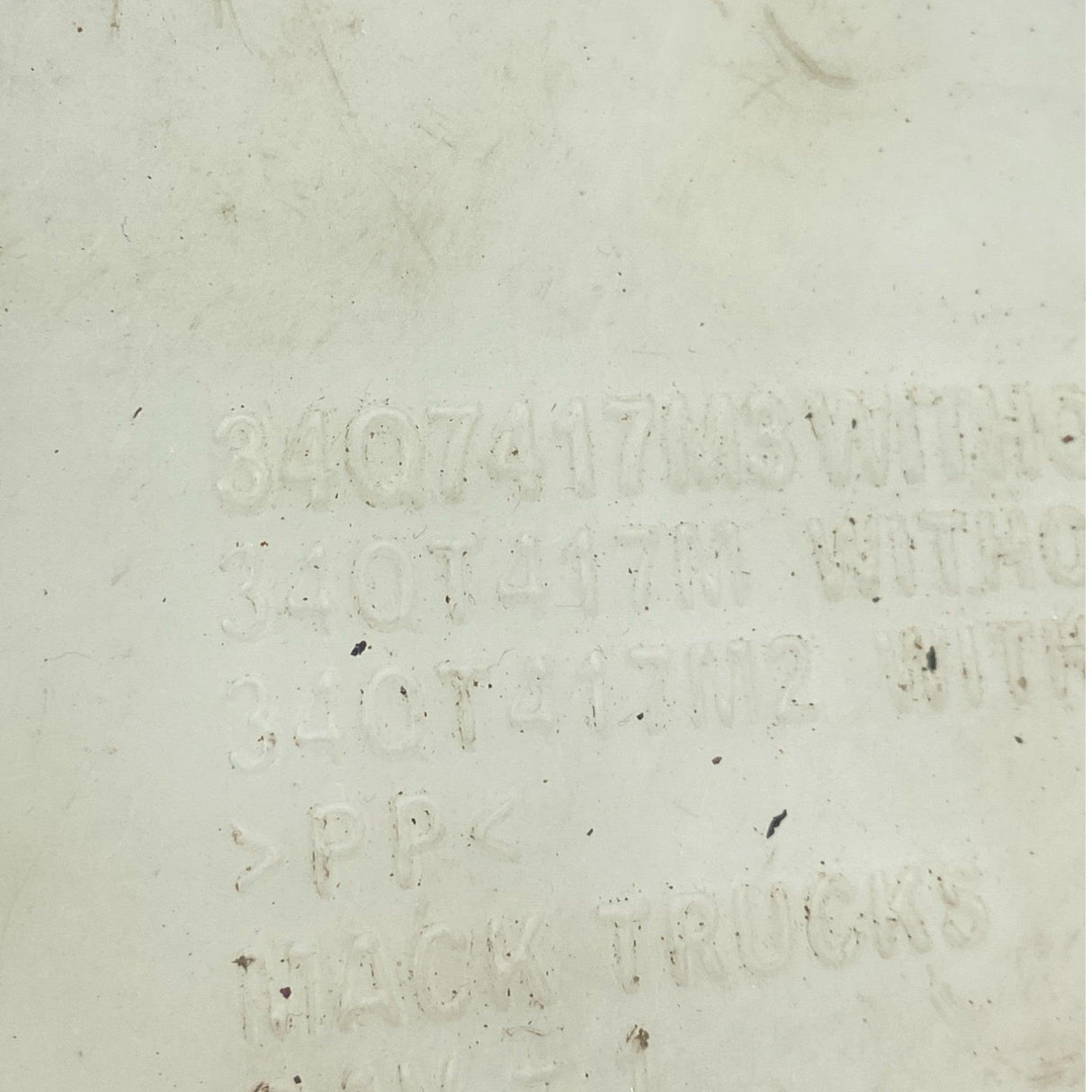 34Q7417M3 Genuine Mack Windshield Washer Reservoir - Second Truck Parts