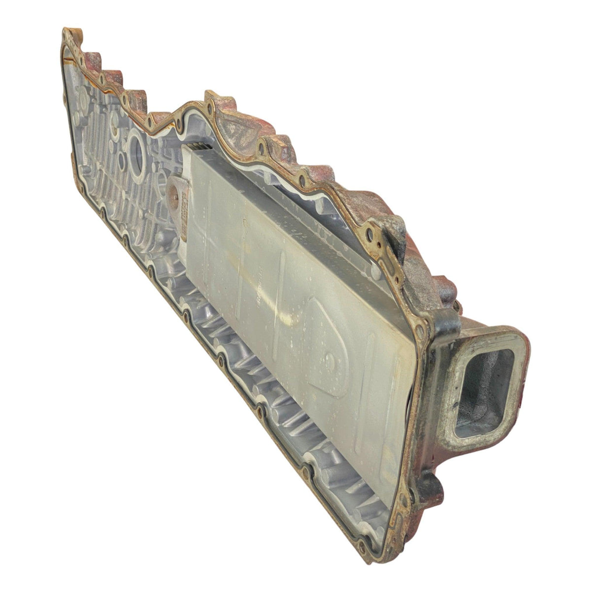 23586738 Genuine Volvo Cylinder Block Head Valve Cover With Oil Cooler - Second Truck Parts
