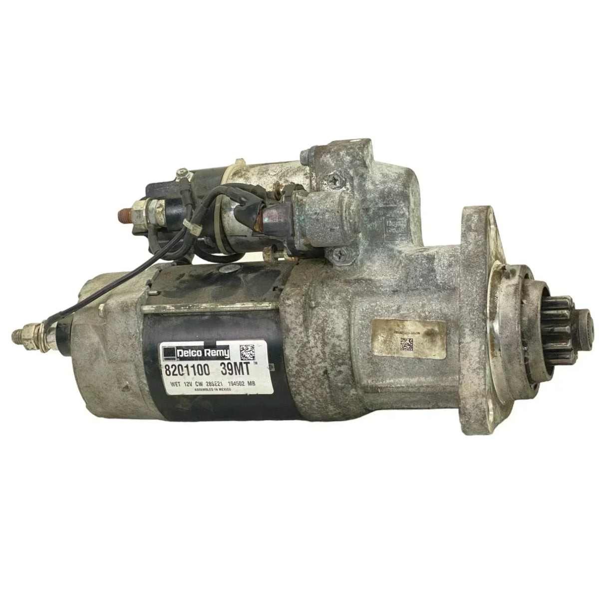 DR 8201100 Genuine Delco Remy Starter Motor Model 39Mt 12V - Second Truck Parts