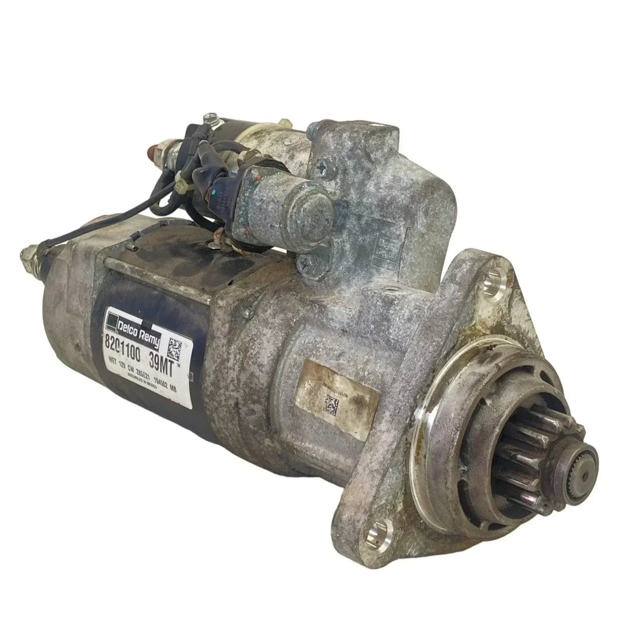 DR 8201100 Genuine Delco Remy Starter Motor Model 39Mt 12V - Second Truck Parts
