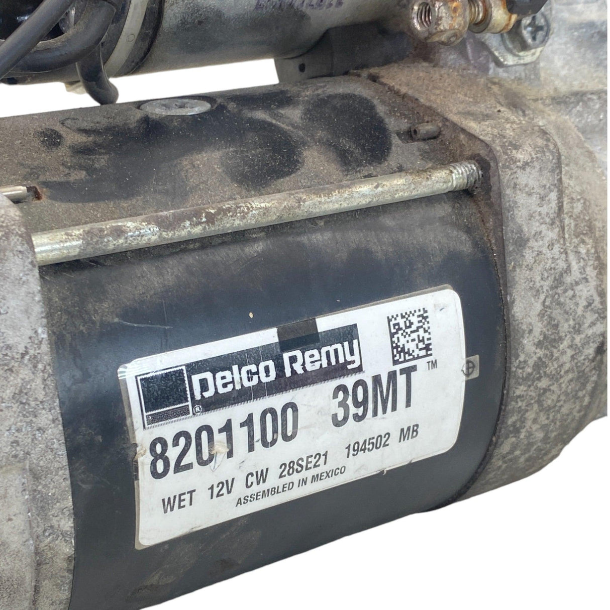 8201100 Genuine Delco Remy Starter Motor Model 39Mt 12V - Second Truck Parts