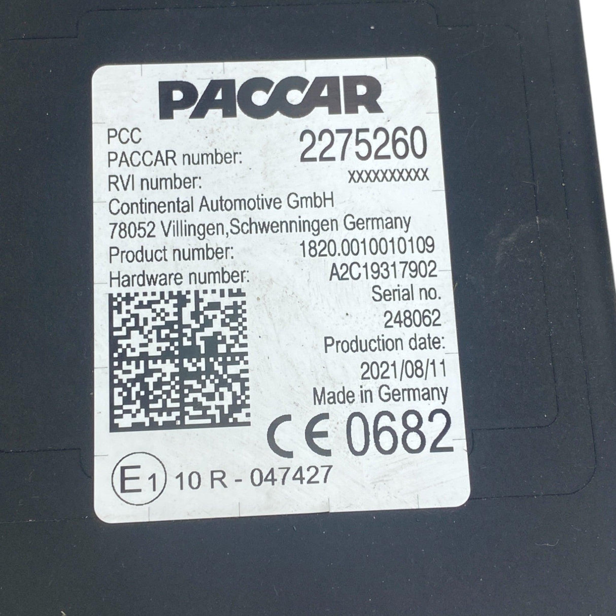 2275260 Genuine Paccar Cab Module - Second Truck Parts