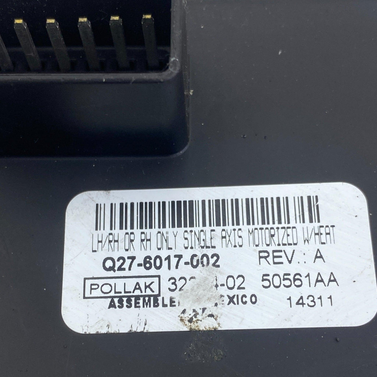 Q27-6017-002 Genuine Paccar Mirror Control Module - Second Truck Parts