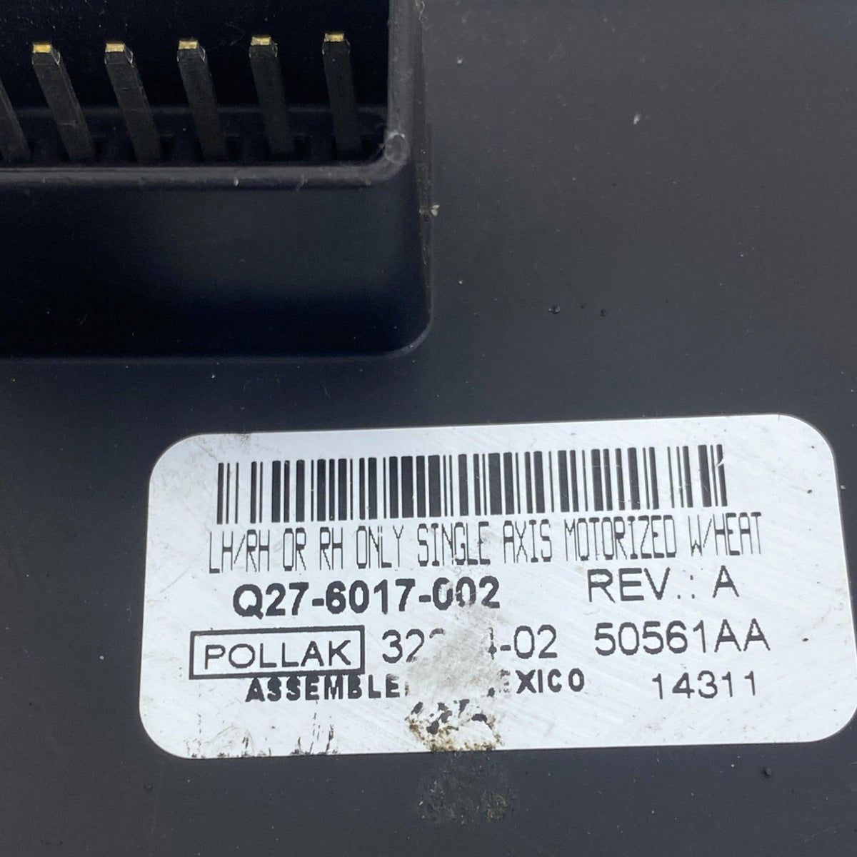 Q27-6017-002 Genuine Paccar Mirror Control Module - Second Truck Parts