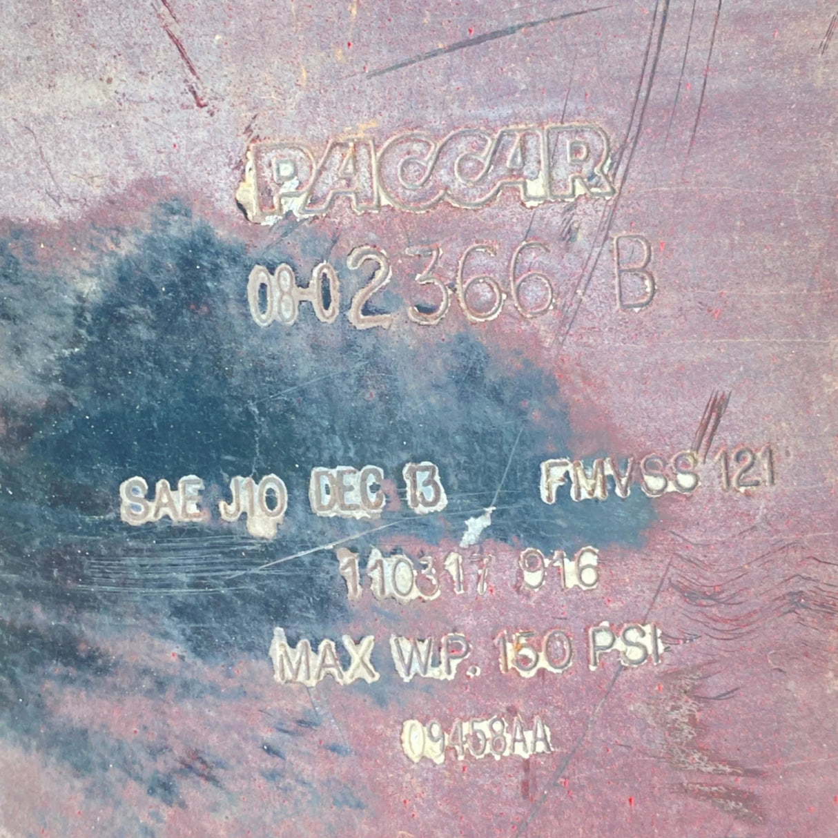 08-02366 Genuine Paccar Aluminum Air Tank - Second Truck Parts