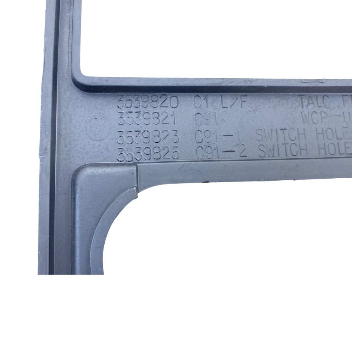 3539821C91 Genuine International Left Cover Instrument Panel Lower Black - Second Truck Parts