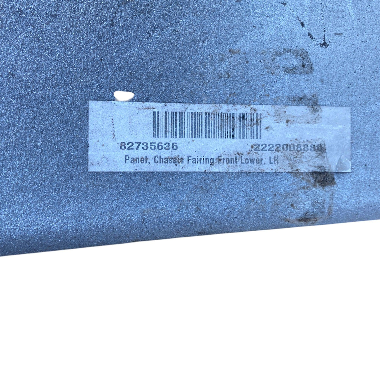 82735636 Genuine Volvo VNM White Left Driver Front Skirt - Second Truck Parts