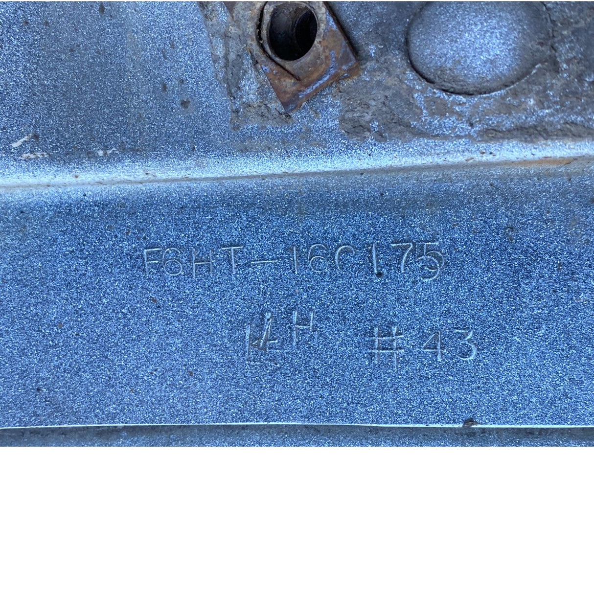 F6HT-16C175 Genuine Sterling Left Hand White Fender Extension - Second Truck Parts