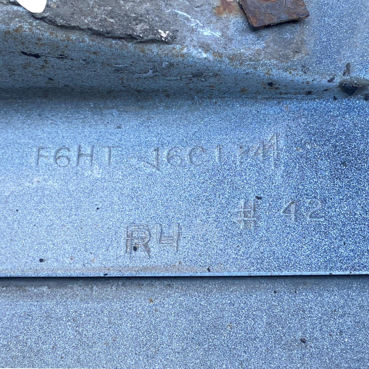 F6HT-16C1711 Genuine Sterling Right Hand White Fender Extension - Second Truck Parts