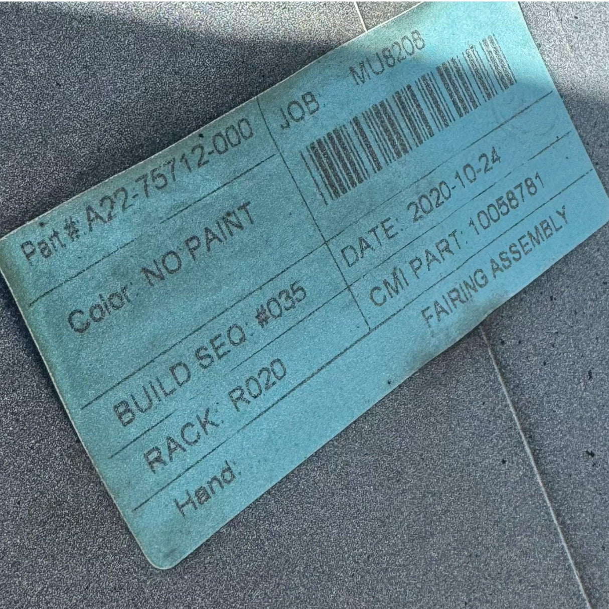 A22-75712-000 Genuine International White Front Left Side Step Panel - Second Truck Parts