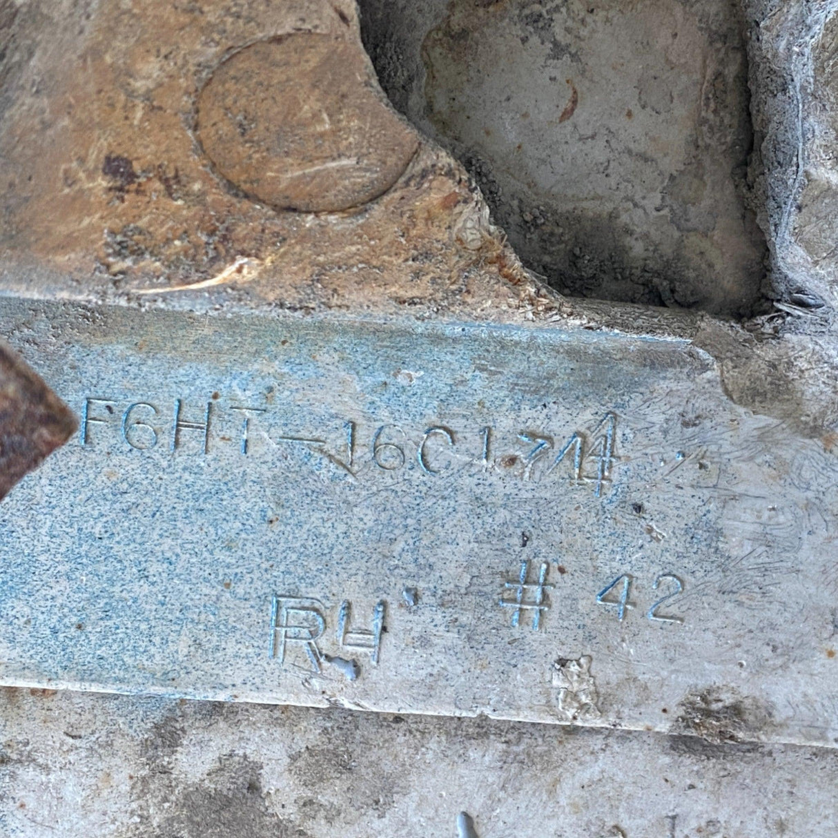 F6HT-16C1711 Genuine Sterling Right Hand Blue Fender Extension - Second Truck Parts