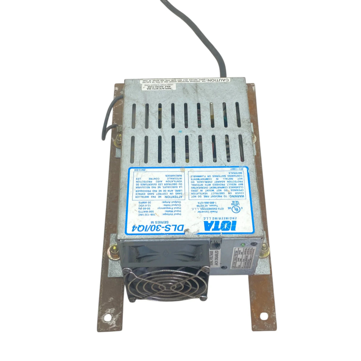 DLS-30/IQ4 Genuine Iota Automatic Battery Charger Power Supply 12 Volt 30 Amp - Second Truck Parts