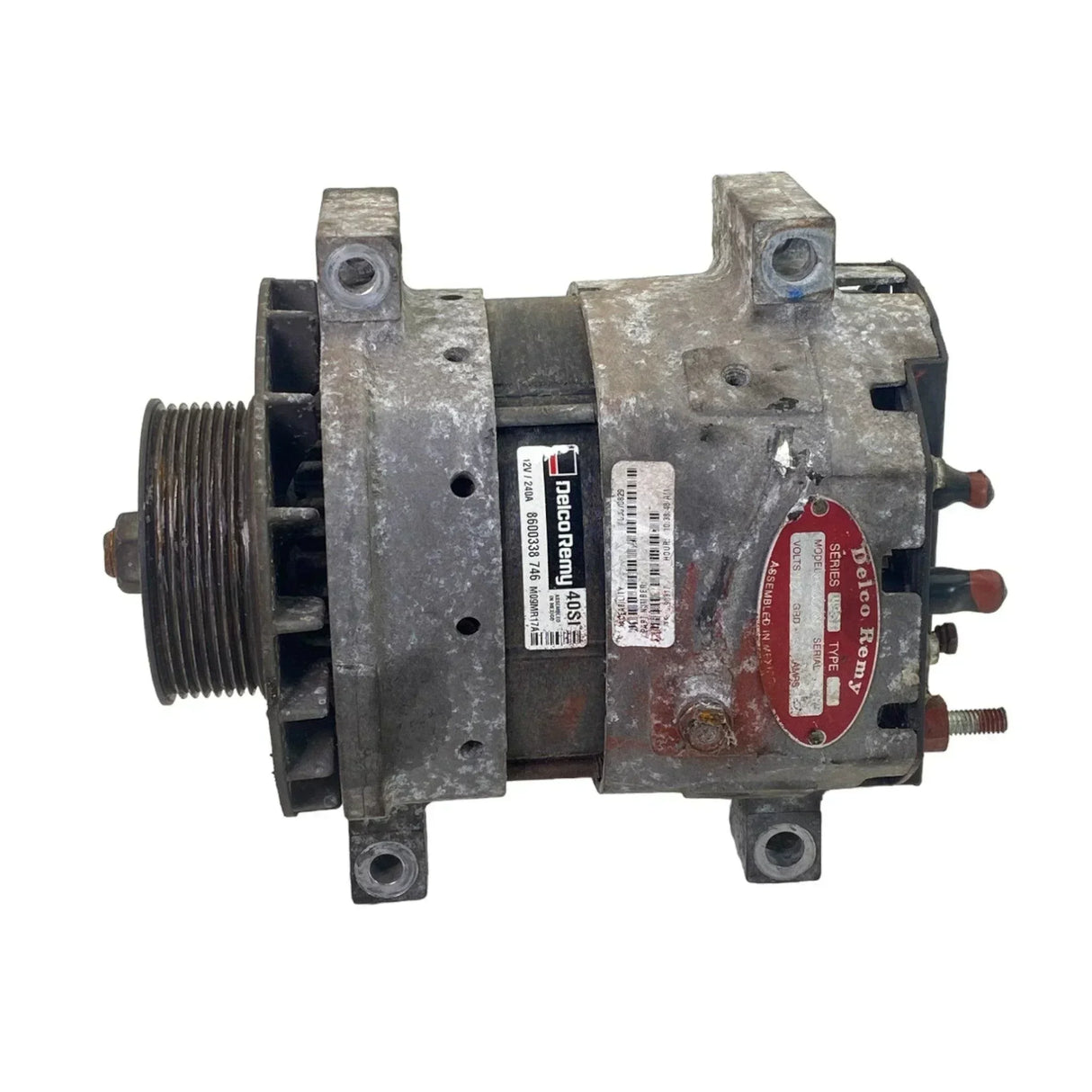 DRA8600338 Genuine Delco Remy Alternator 12V 240A - Second Truck Parts