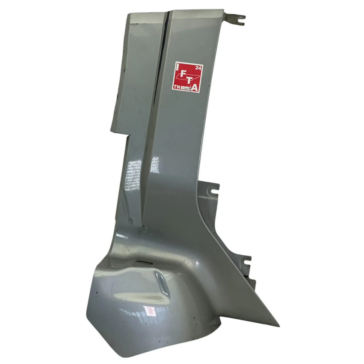 R22-6187 Genuine Kenworth Left Plastic Cowl Gray - Second Truck Parts