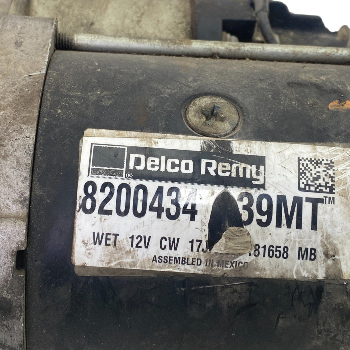 8200434 Genuine Delco Remy Starter Motor 39MT 12V - Second Truck Parts