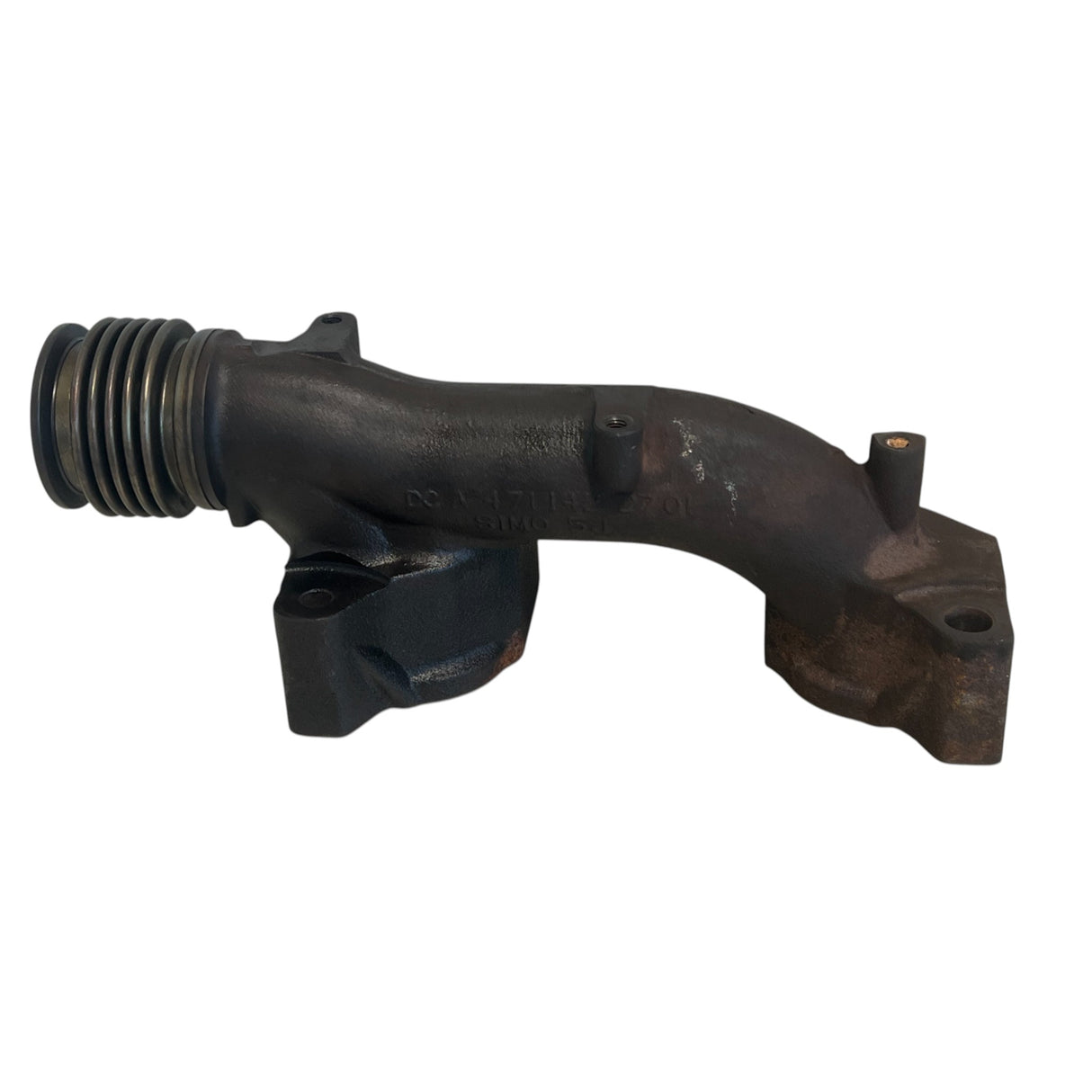 A4711422701 Genuine Detroit Diesel Engine Exhaust Manifold End - Second Truck Parts
