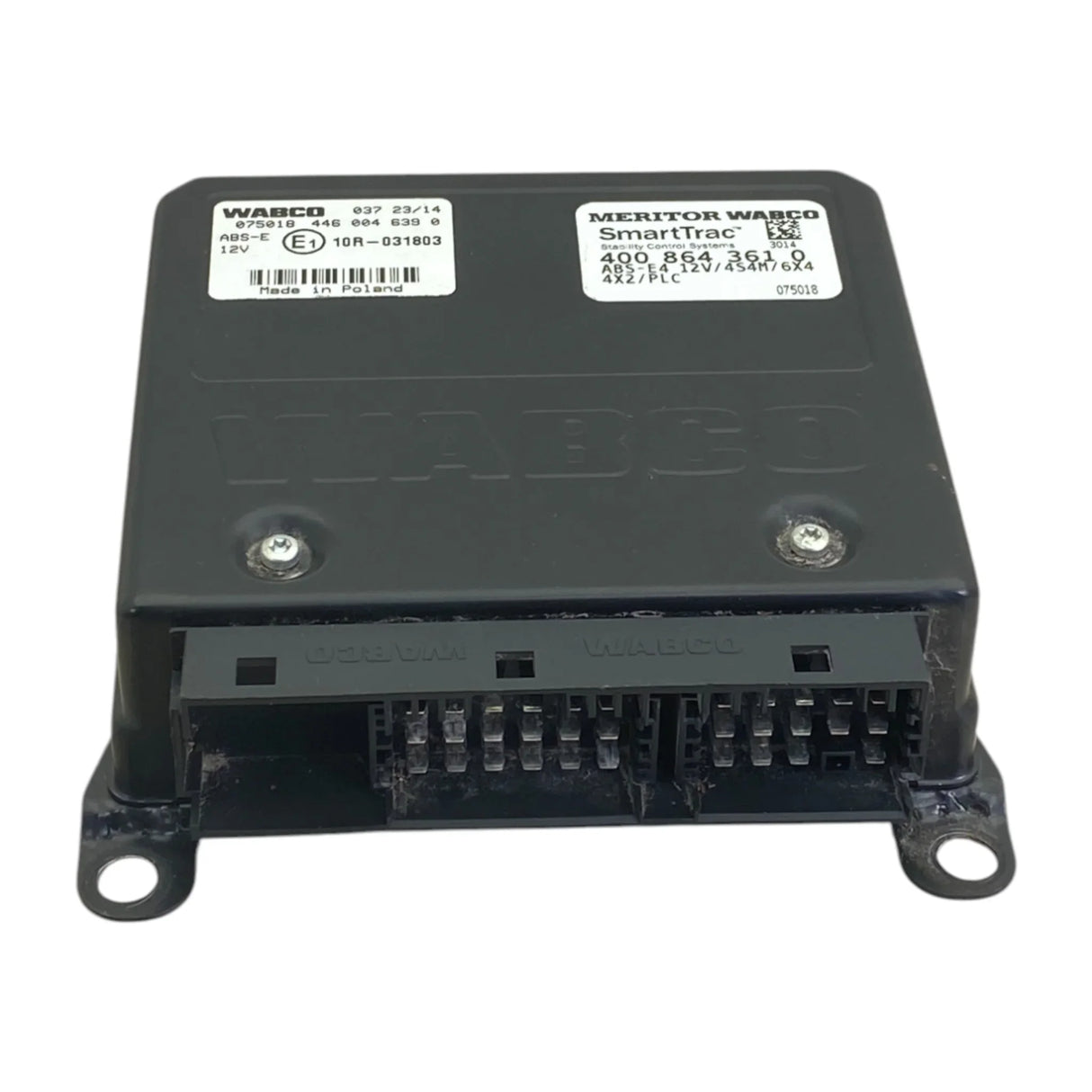 4008643610 Genuine Wabco ECU Electronic Control Unit PABS E4C 12V 4S4M - Second Truck Parts