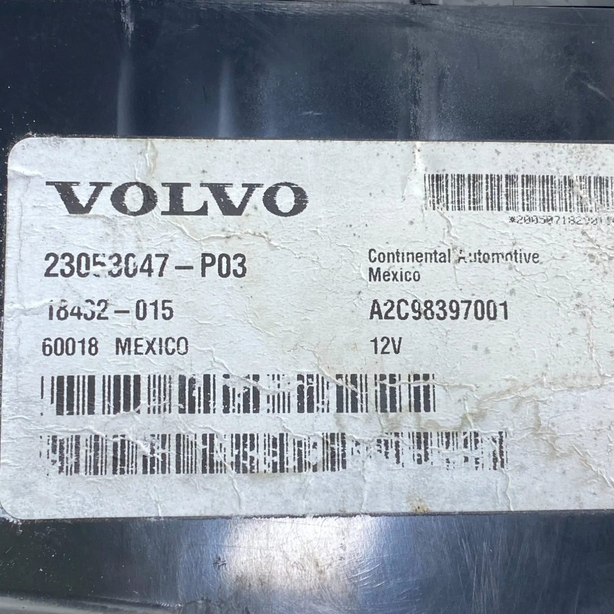 A2C98397001 Genuine Volvo Instrument Cluster
