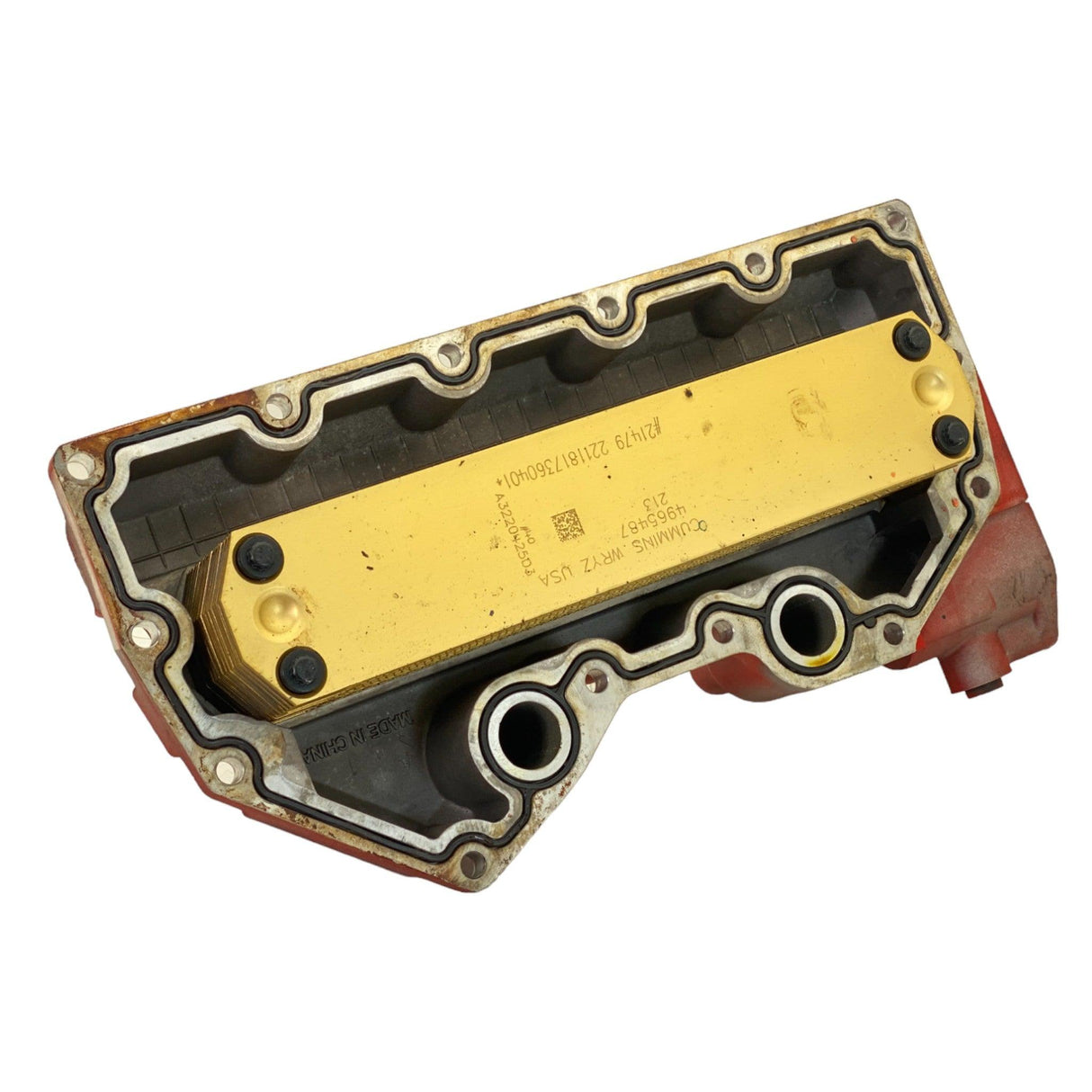 2870232 Genuine Cummins Oil Cooler Housing - Second Truck Parts