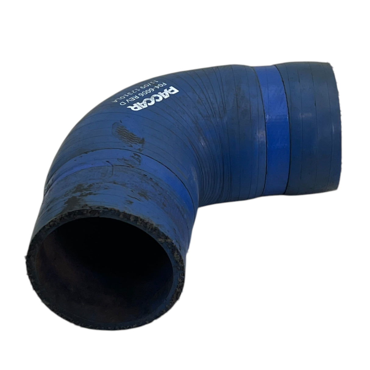 F04-6006 Genuine Paccar Rubber Silicone Radiator Hose 90 Deg - Second Truck Parts