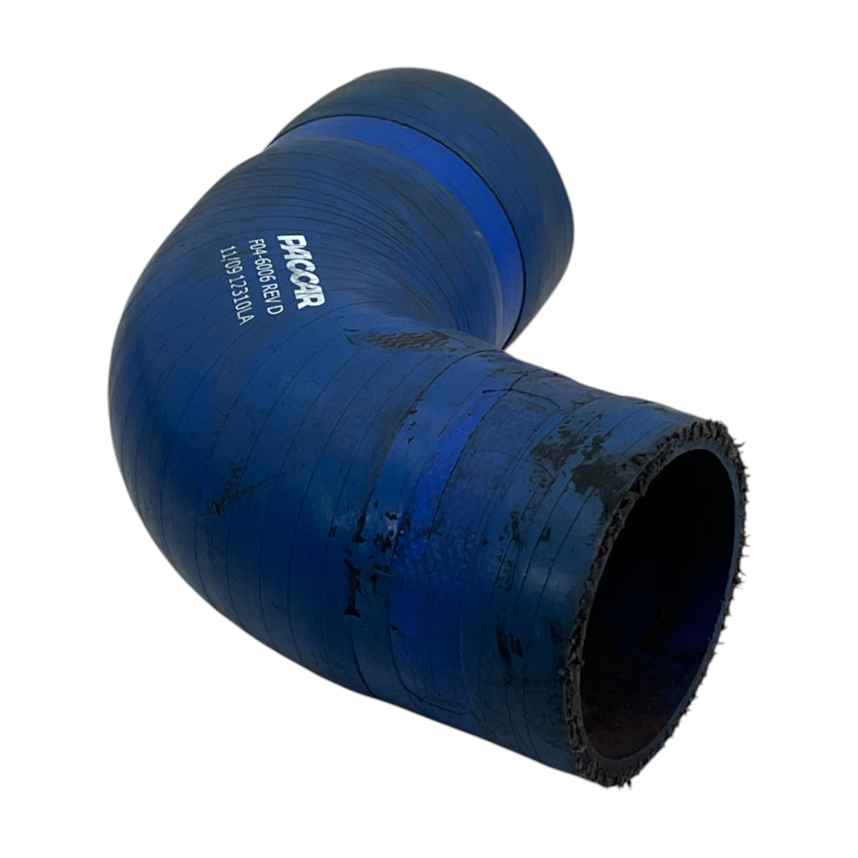 F04-6006 Genuine Paccar Rubber Silicone Radiator Hose 90 Deg - Second Truck Parts