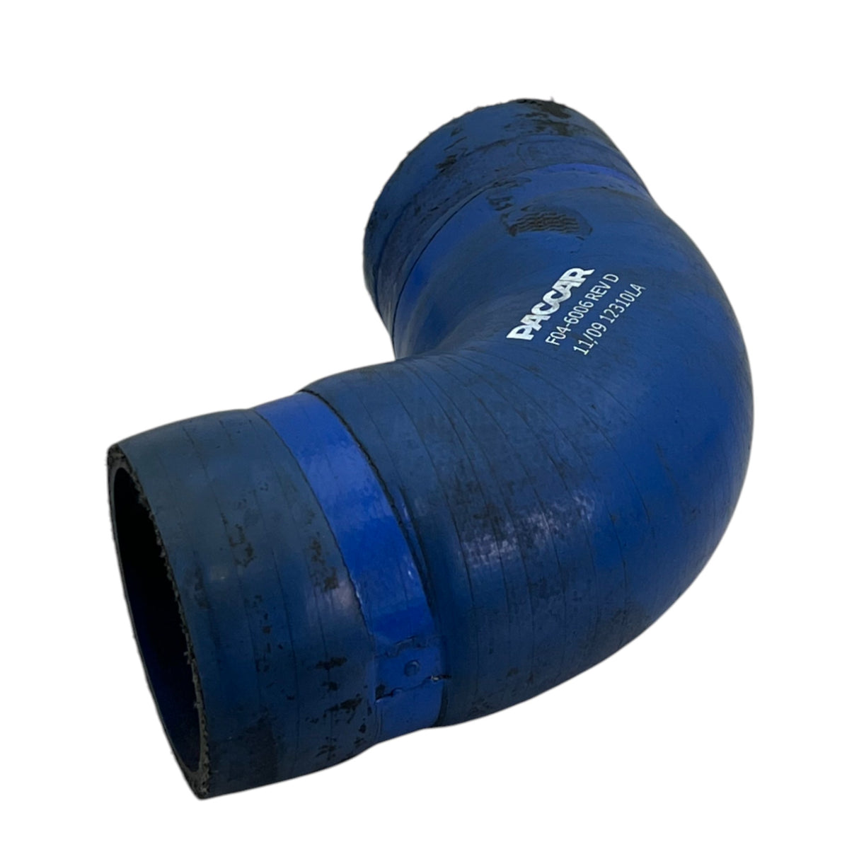 F04-6006 Genuine Paccar Rubber Silicone Radiator Hose 90 Deg - Second Truck Parts