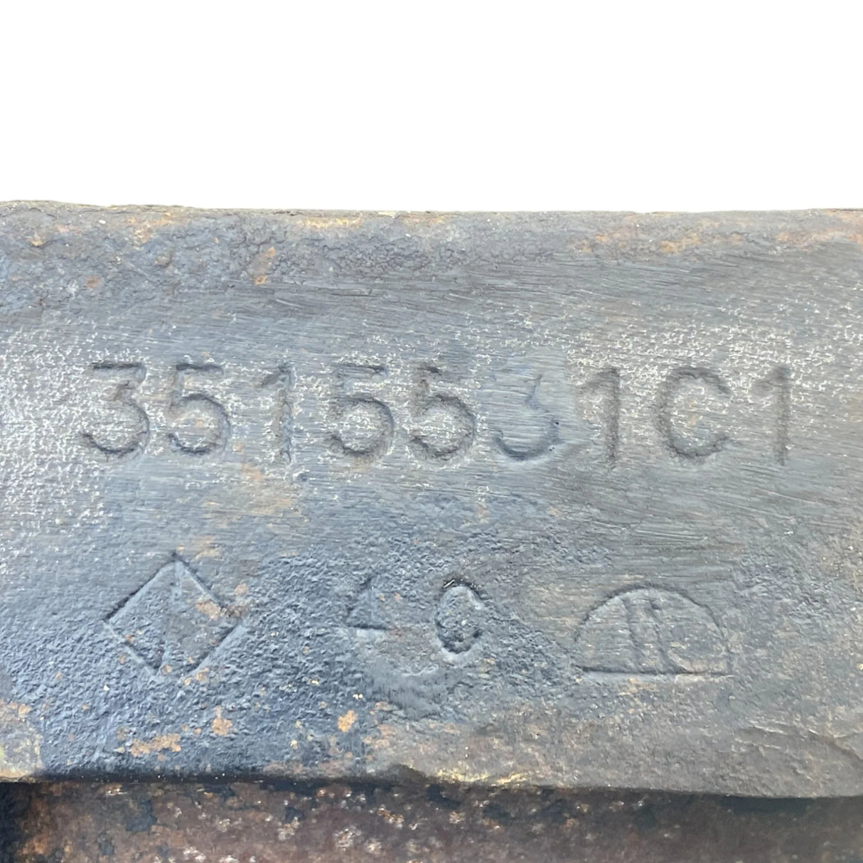 3515531C1 Genuine International Rear U-bolt Spring Plate 4 Degree - Second Truck Parts