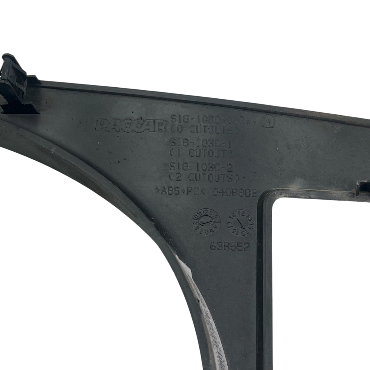 S18-1030-0 Genuine Kenworth Instrument Cluster Dash Panel Trim - Second Truck Parts