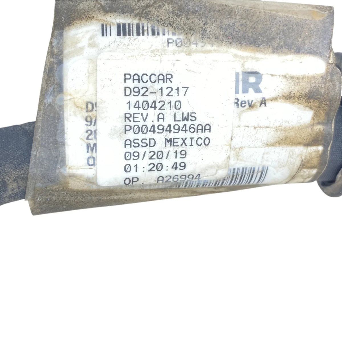 D92-1217-1404210 Genuine Paccar Harn Eng Mx13 2019 21M - Second Truck Parts