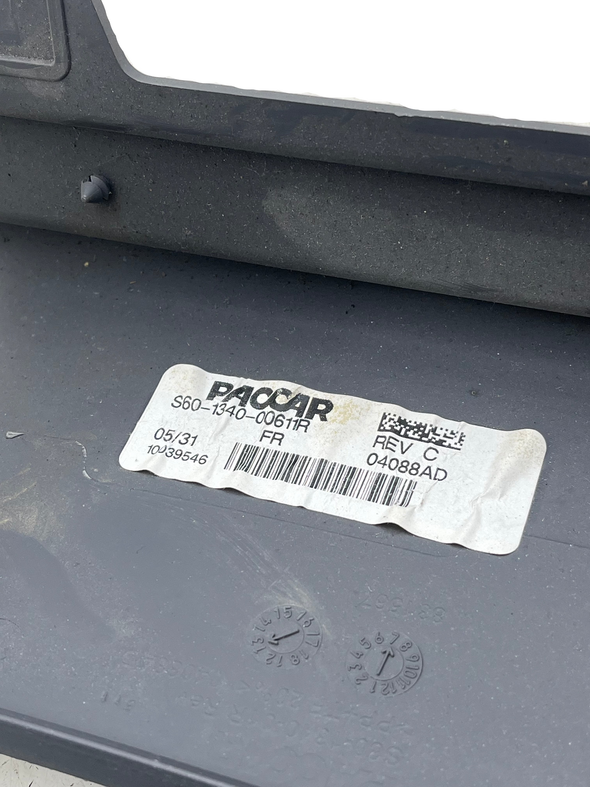 S60-1340-00611R Genuine Paccar Interior Trim Panel - Second Truck Parts